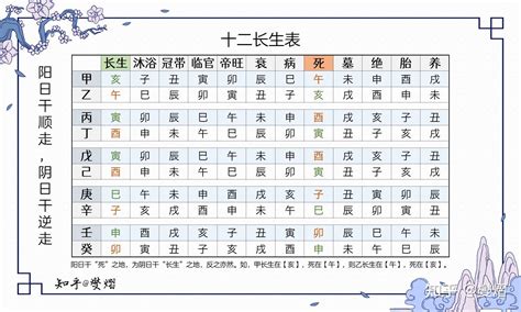 地支十二長生|十二长生表、十二长生的含义与用法详解